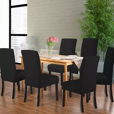 $23.99 • Buy Stretch Dining Chair Cover Seat Covers Thick Soft Washable Banquet Wedding Party