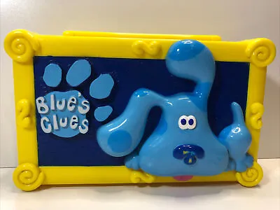 Vintage 1999 Blues Clues Plastic Pencil Crayon Box Lunch Box • $14.70