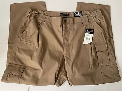 5.11 Tactical Taclite Pro Pants Khaki Cargo Pockets Men's Sz 44 X 30 NWT #74273 • $29.95