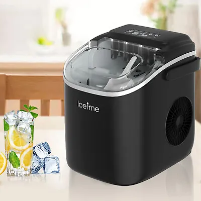 LOEFME Ice Maker Machine Automatic Electric Portable Ice Cube Maker Countertop • £72.99