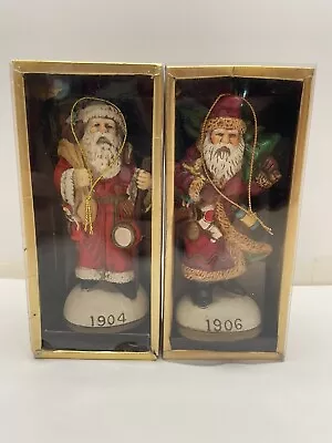 Memories Of Santa Collection 1904/1906 Christmas 5  Santa  In Box Lot Of 2 • $21.24