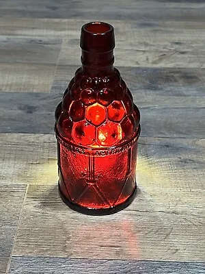 McGivers VTG American Army Bitters Bottle By Wheaton NJ Red Glass • $19.99