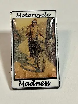 $7 • Buy Motorcycle Madness Vintage Biker  Lapel Pin