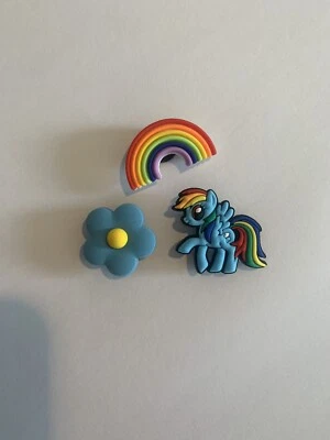 £3 • Buy Jibbitz Croc Shoe Charms My Little Pony - Unicorn Bundle 3 Charms