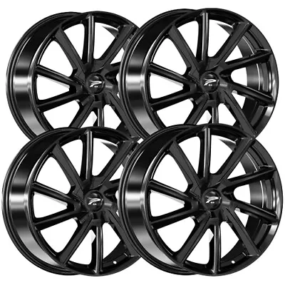 (Set Of 4) Platinum 466 Mystic 20x8.5 5x112/5x115 +35mm Gloss Black Wheels Rims • $1147.96