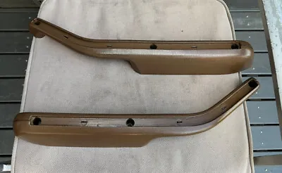 RARE MAZDA ROTARY 1970's RX4 COUPE-SEDAN GENUINE BROWN FRONT RHS-LHS ARM RESTS! • $199.99