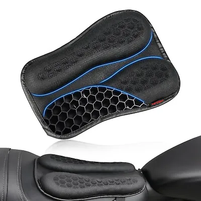 Motorcycle Gel Seat Cushion Cover Comfort Pillow Pad Pressure Relief Universal • $22.99