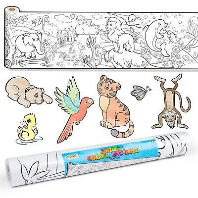 Abeec Colouring Roll For Kids - Art Supplies - Kids Colouring Activity • £7.99