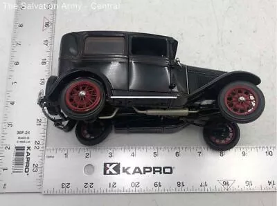 Decorative Motor City Black Diecast Scale Classic 4 Wheeler Toy Car Model • $9.99