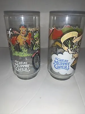 Vintage McDonalds 1981 “The Great Muppet Caper” Jim Henson Collector Glass (2) • $10