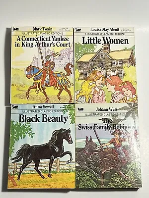 VTG Moby Books Illustrated Classic Edition Pocket Book Lot 4 King Arthur Pre-Own • $12.50