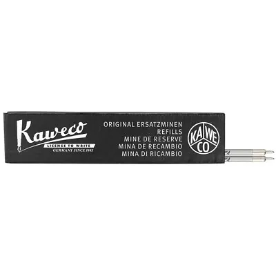 KAWECO D1 Ballpoint Pen Refill - Extra Fine - Black (Pack Of 2) - NEW • £11.93