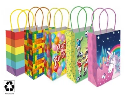 £2.99 • Buy Childrens Birthday Party Gift Bags / Paper Favour Fun Loot Goody Bag 15x20+8cm