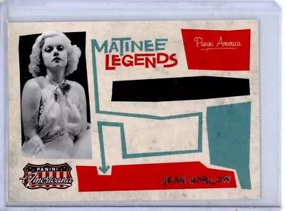 2011 Panini Americana Matinee Legends Jean Harlow #17 • $2.36