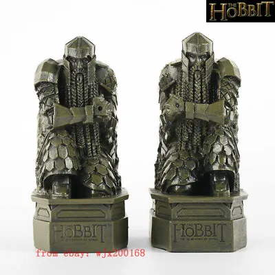 1 Pair Hobbit The Lonely Mountain EREBOR Dwarf Bookends Lord Of The Rings Toys • $55.99