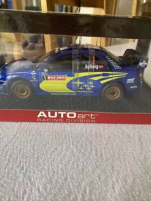 1:18 AutoArt 2004 Subaru Impreza WRC Solberg Rally Of Japan Winner 80492 • £250