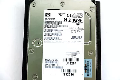 72.8 GB HP BF07285A36 Wide Ultra-320 SCSI 80-pin 15K HDD 3.5   Hard Drive • £31