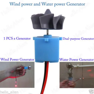 Mini Wind Turbines Generator Hydraulic Generator Micro Motor Toy Project DIY Kit • $3.98