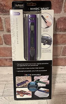 Handheld Scanner - VuPoint Magic Wand PDS-ST415-PU + Cables & Comes With A Case • $24.99