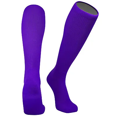 $9.99 • Buy Mk Socks All Sport Knee High Long Baseball Football Tube Socks, Purple