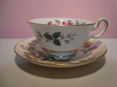 $15 • Buy Wedgwood Charnwood  Bone China Cup And Saucer Set. Peony Pattern.