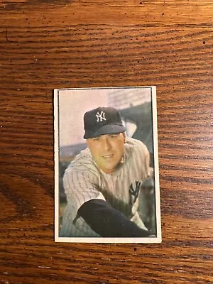 1953 Bowman Baseball Card #27 Vic Raschi Looks Exmt Lt Wrinkle!!!!!!!!! • $5