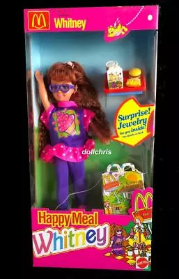 Vintage 1993 Happy Meal Whitney Doll Barbie McDonalds NRFB Surprise Jewelry NRFB • $74.17
