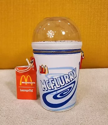 Loungefly McDonald's McFlurry Ice Cream Cup Figural Crossbody Handbag NEW • $133