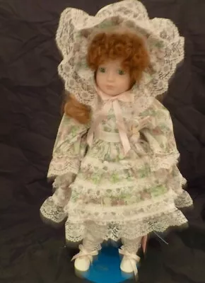 16  Marian Yu Auburn Hair Limited Edition Porcelain Doll W/Doll Stand (no Box) • $3.99