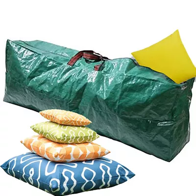 Extra Large Waterproof Heavy Duty Outdoor Garden Furniture Cushion Storage Bag • £9.95
