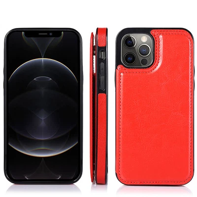$14.99 • Buy For IPhone 14 13 12 11 Pro Max XR XS SE 7 8 Plus Case Leather Wallet Flip Cover
