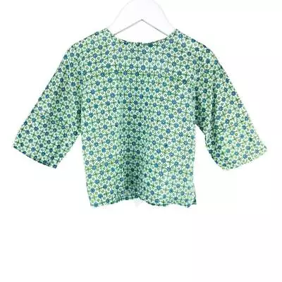 Matta NY Girls' Tile Print Button-Back Top Green Size 3 • $14