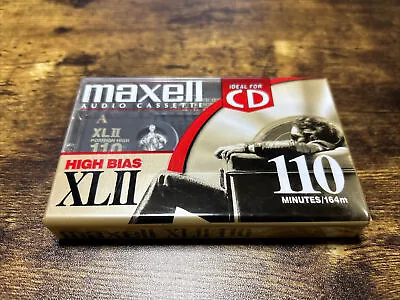 Maxell XLII 110 High Bias Blank Cassette Tape New Sealed • $9.99