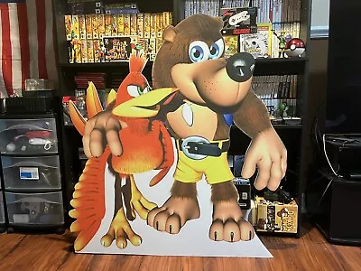 Banjo-Kazooie PROMO LIKE Standee 3ft - Game Room Ready ! • $64.99