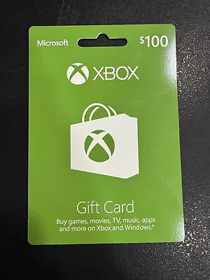 Microsoft Xbox Store Gift Card $100 (NTSC US) - 360 One Series X|S - PHYSICAL • $102