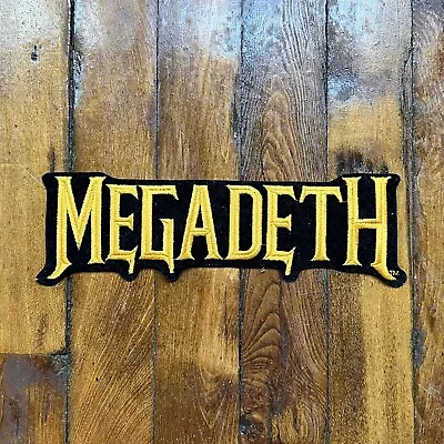 Vintage Yellow Megadeth Patch / Metal Band / Unused New Condition • $25