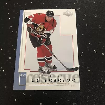 Marian Hossa 2000 Upper Deck UD Reserve Ice Hockey #59 NHL Ottawa Senators RW • $1.40