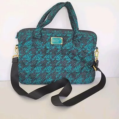 Marc By Marc Jacobs Workwear Laptop Bag Black Emerald Green Women 13” Quilted  • $35