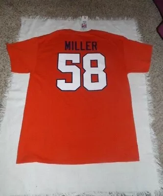 NFL Denver Broncos Von Miller #58 Men's Team Jersey Shirt Size Large NWT • $26.99