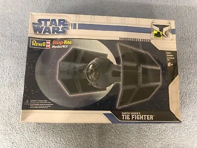 Star Wars 2008 Revell Darth Vader's Tie Fighter Snap-Tite Model Kit Sealed • $47.50
