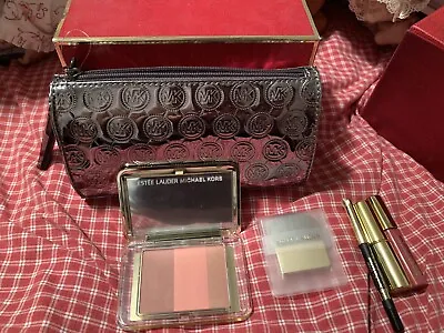 Michael Kors Mk Limited Edition 2011 Estee Lauder Cosmetic Case W/ Makeup Nib • $125