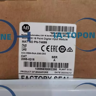 1PC New Allen Bradley 2085-IQ16 Micro800 16 Point Digital Input Module • $104.49