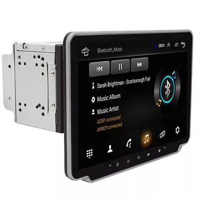 10.1in 2.5D Touch Screen Car Stereo Radio GPS SAT NAV MP5 Player WIFI Android9.1 • $207.27