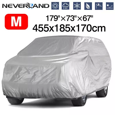 Universal Full SUV Cover All Weather Protection Dust UV Breathable Fit Small Car • $27.99