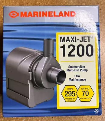 Marineland Maxi-Jet 1200 Submersible Multi-use Pump 295GPH • $19.99