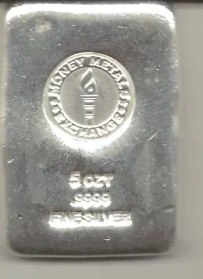 Money Metals Exchange  5-Troy Oz  .999 Silver Bar • £88.19