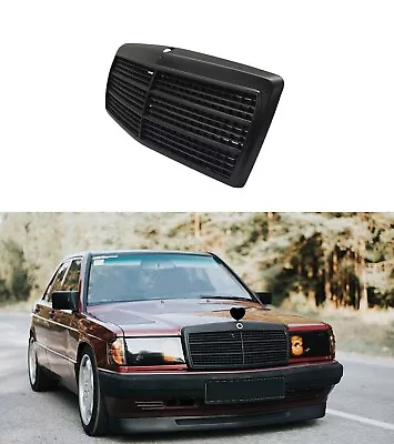 Badgeless Black Matte Front Grill For Mercedes Benz W201 190E 190D MB 1982-1993 • $109.95