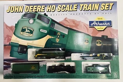 John Deere HO Scale Train Set 1st Edition Athearn 1997 Works 38” X 47” • $159.99