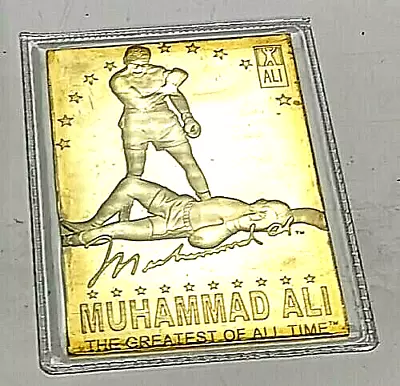 Muhammad Ali Gold Card World Champion Boxer Signed Boxing • $11.19