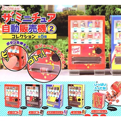 Capsule Toy Mini Soda Vending Machines Vol. 2 Cola Energy Drink Coffee Can Drink • $10.99